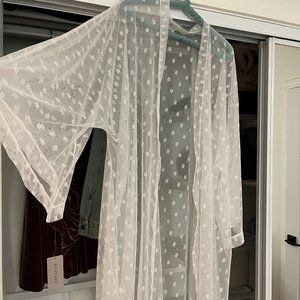 Flora bridal angela kimono/bridal robe